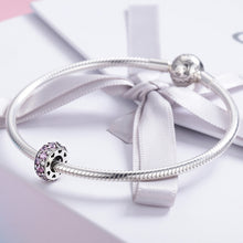Load image into Gallery viewer, S925 Sterling Silver Pendant Heartbeat Beads DIY Bracelet Necklace Accessories
