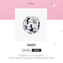 Load image into Gallery viewer, S925 Sterling Silver Simple Daisy Beads DIY Bracelet Necklace Accessories