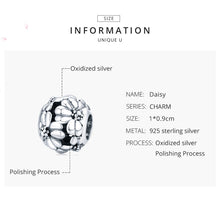 Load image into Gallery viewer, S925 Sterling Silver Simple Daisy Beads DIY Bracelet Necklace Accessories
