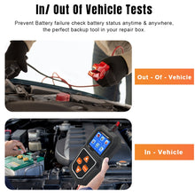 Load image into Gallery viewer, KONNWEI KW218 2.4 inch Color Screen Car Battery Tester, KW218