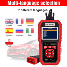 Load image into Gallery viewer, KONNWEI KW851 2 in 1 Car OBDll Scanner Diagnostic Tool Oil Service Light Reset, KW851