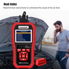Load image into Gallery viewer, KONNWEI KW851 2 in 1 Car OBDll Scanner Diagnostic Tool Oil Service Light Reset, KW851