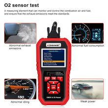 Load image into Gallery viewer, KONNWEI KW851 2 in 1 Car OBDll Scanner Diagnostic Tool Oil Service Light Reset, KW851