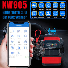 Load image into Gallery viewer, KONNWEI KW905 Bluetooth 5.0 Car OBD2 Scanner Support Android &amp; iOS, KW905