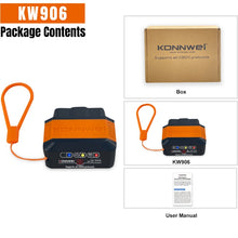 Load image into Gallery viewer, KONNWEI KW906 Bluetooth 5.0 Car OBD2 Scanner Support Android &amp; iOS, KW906