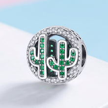 Load image into Gallery viewer, S925 Sterling Silver Pendant Vigor Cactus Beads DIY Bracelet Necklace Accessories
