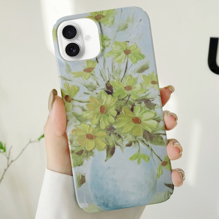 Varnishing Water Stick PC Phone Case, For iPhone 16 Pro Max, For iPhone 16 Pro, For iPhone 16 Plus, For iPhone 16, For iPhone 15 Pro Max, For iPhone 15 Pro