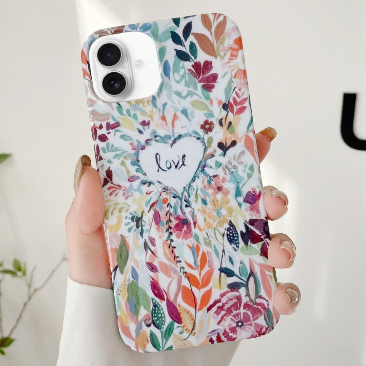 Varnishing Water Stick PC Phone Case, For iPhone 16 Pro Max, For iPhone 16 Pro, For iPhone 16 Plus, For iPhone 16, For iPhone 15 Pro Max, For iPhone 15 Pro