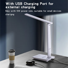 Load image into Gallery viewer, Yesido DS20 Multifunctional LED Desk Lamp Supports 10W Wireless Charging, EU Plug