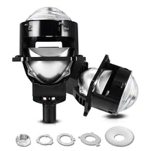 Load image into Gallery viewer, T01 1 Pair 3 inch Car Bifocal LED Lens Headlight, Left Driving, T01