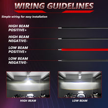 Load image into Gallery viewer, T01 1 Pair 3 inch Car Bifocal LED Lens Headlight, Left Driving, T01