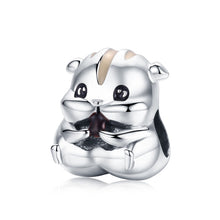 Load image into Gallery viewer, S925 Sterling Silver Little Hamster Beads DIY Bracelet Necklace Accessories