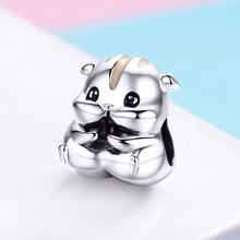 Load image into Gallery viewer, S925 Sterling Silver Little Hamster Beads DIY Bracelet Necklace Accessories