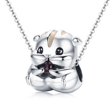 Load image into Gallery viewer, S925 Sterling Silver Little Hamster Beads DIY Bracelet Necklace Accessories