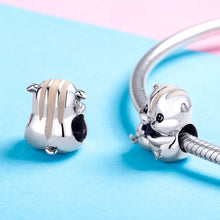 Load image into Gallery viewer, S925 Sterling Silver Little Hamster Beads DIY Bracelet Necklace Accessories