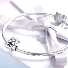 Load image into Gallery viewer, S925 Sterling Silver Little Hamster Beads DIY Bracelet Necklace Accessories