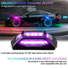 Load image into Gallery viewer, G6 RGB Colorful Car Chassis Light LED Music Atmosphere Light With 24-Button Remote Control, 8 in 1, 6 in 1, 4 in 1