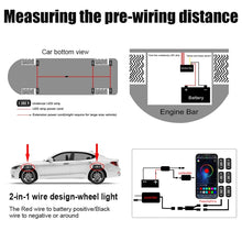 Load image into Gallery viewer, G6 RGB Colorful Car Chassis Light LED Music Atmosphere Light With 24-Button Remote Control, 8 in 1, 6 in 1, 4 in 1