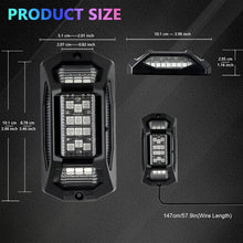 Load image into Gallery viewer, G6 RGB Colorful Car Chassis Light LED Music Atmosphere Light With 24-Button Remote Control, 8 in 1, 6 in 1, 4 in 1