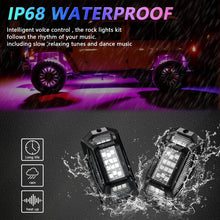 Load image into Gallery viewer, G6 RGB Colorful Car Chassis Light LED Music Atmosphere Light With 24-Button Remote Control, 8 in 1, 6 in 1, 4 in 1