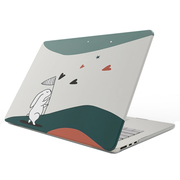 UV Printed Pattern Laptop Frosted Protective Case, For MacBook Air 13.6 2025 / 2022 / 2023, For MacBook Pro 13.3 A2338/A2251/A2289/A2159