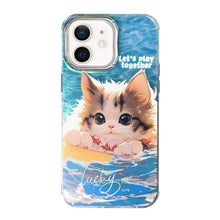 Load image into Gallery viewer, Illustration Pattern Radiation Design Full Coverage Shockproof Phone Case, For iPhone 13, For iPhone 12, For iPhone 12 Pro Max, For iPhone 12 Pro