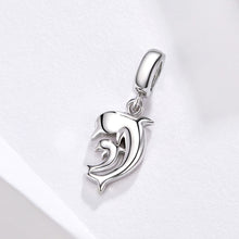Load image into Gallery viewer, S925 Sterling Silver Dolphin Pendant DIY Bracelet Necklace Accessories