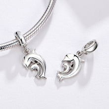 Load image into Gallery viewer, S925 Sterling Silver Dolphin Pendant DIY Bracelet Necklace Accessories