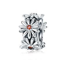 Load image into Gallery viewer, S925 Sterling Silver Daisy Wreath Beads DIY Bracelet Necklace Accessories