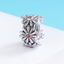 Load image into Gallery viewer, S925 Sterling Silver Daisy Wreath Beads DIY Bracelet Necklace Accessories