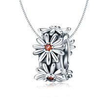 Load image into Gallery viewer, S925 Sterling Silver Daisy Wreath Beads DIY Bracelet Necklace Accessories