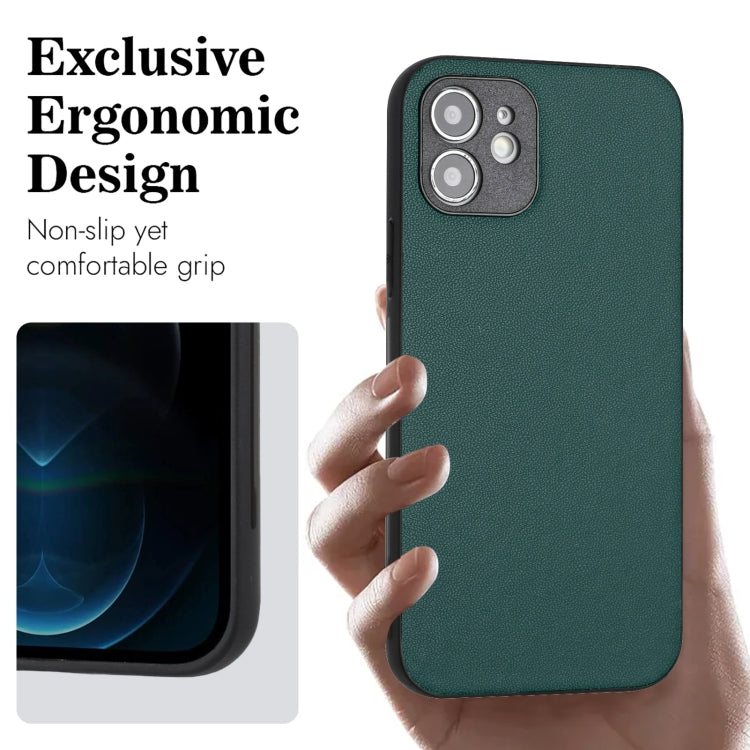 R20 Leather Pattern Phone Single Case, For iPhone 12 mini, For iPhone 11 Pro Max, For iPhone 11, For iPhone 11 Pro, For iPhone XS / X, For iPhone XR, For iPhone XS Max, For iPhone 8 Plus / 7 Plus