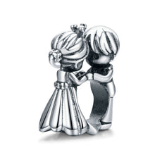 Load image into Gallery viewer, S925 Sterling Silver Pendant Two Tittle No Guesses Beads DIY Bracelet Necklace Accessories