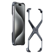 Load image into Gallery viewer, Frameless X-shaped Metal Phone Case, For iPhone 15 Pro Max, For iPhone 15 Pro, For iPhone 15, For iPhone 13 / 14, For iPhone 13 Pro / 14 Pro, For iPhone 13 Pro Max / 14 Pro Max