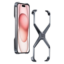 Load image into Gallery viewer, Frameless X-shaped Metal Phone Case, For iPhone 15 Pro Max, For iPhone 15 Pro, For iPhone 15, For iPhone 13 / 14, For iPhone 13 Pro / 14 Pro, For iPhone 13 Pro Max / 14 Pro Max