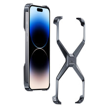 Load image into Gallery viewer, Frameless X-shaped Metal Phone Case, For iPhone 15 Pro Max, For iPhone 15 Pro, For iPhone 15, For iPhone 13 / 14, For iPhone 13 Pro / 14 Pro, For iPhone 13 Pro Max / 14 Pro Max