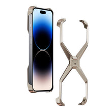 Load image into Gallery viewer, Frameless X-shaped Metal Phone Case, For iPhone 15 Pro Max, For iPhone 15 Pro, For iPhone 15, For iPhone 13 / 14, For iPhone 13 Pro / 14 Pro, For iPhone 13 Pro Max / 14 Pro Max