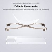 Load image into Gallery viewer, Frameless X-shaped Metal Phone Case, For iPhone 15 Pro Max, For iPhone 15 Pro, For iPhone 15, For iPhone 13 / 14, For iPhone 13 Pro / 14 Pro, For iPhone 13 Pro Max / 14 Pro Max