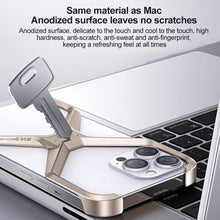 Load image into Gallery viewer, Frameless X-shaped Metal Phone Case, For iPhone 15 Pro Max, For iPhone 15 Pro, For iPhone 15, For iPhone 13 / 14, For iPhone 13 Pro / 14 Pro, For iPhone 13 Pro Max / 14 Pro Max