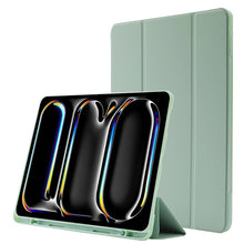 Load image into Gallery viewer, Skin Feel Tri-fold Leather Tablet Case with Pen Slot, For iPad Air 13 2026 / 2025 / 2024, For iPad Air 11 2026 / 2025 / 2024, For iPad Pro 13 2025 / 2024, For iPad Pro 11 2025 / 2024