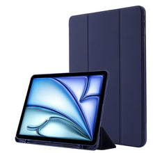 Load image into Gallery viewer, Skin Feel Tri-fold Leather Tablet Case with Pen Slot, For iPad Air 13 2026 / 2025 / 2024, For iPad Air 11 2026 / 2025 / 2024, For iPad Pro 13 2025 / 2024, For iPad Pro 11 2025 / 2024