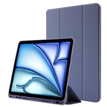 Load image into Gallery viewer, Skin Feel Tri-fold Leather Tablet Case with Pen Slot, For iPad Air 13 2026 / 2025 / 2024, For iPad Air 11 2026 / 2025 / 2024, For iPad Pro 13 2025 / 2024, For iPad Pro 11 2025 / 2024