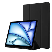 Load image into Gallery viewer, Skin Feel Tri-fold Leather Tablet Case with Pen Slot, For iPad Air 13 2026 / 2025 / 2024, For iPad Air 11 2026 / 2025 / 2024, For iPad Pro 13 2025 / 2024, For iPad Pro 11 2025 / 2024