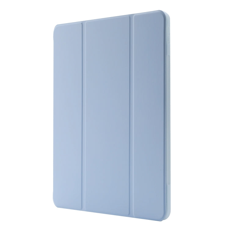 Skin Feel Tri-fold Leather Tablet Case with Pen Slot, For iPad Air 13 2026 / 2025 / 2024, For iPad Air 11 2026 / 2025 / 2024, For iPad Pro 13 2025 / 2024, For iPad Pro 11 2025 / 2024