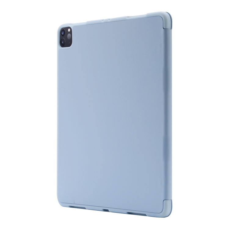 Skin Feel Tri-fold Leather Tablet Case with Pen Slot, For iPad Air 13 2026 / 2025 / 2024, For iPad Air 11 2026 / 2025 / 2024, For iPad Pro 13 2025 / 2024, For iPad Pro 11 2025 / 2024
