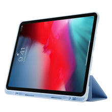Load image into Gallery viewer, Skin Feel Tri-fold Leather Tablet Case with Pen Slot, For iPad Air 13 2026 / 2025 / 2024, For iPad Air 11 2026 / 2025 / 2024, For iPad Pro 13 2025 / 2024, For iPad Pro 11 2025 / 2024