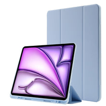 Load image into Gallery viewer, Skin Feel Tri-fold Leather Tablet Case with Pen Slot, For iPad Air 13 2026 / 2025 / 2024, For iPad Air 11 2026 / 2025 / 2024, For iPad Pro 13 2025 / 2024, For iPad Pro 11 2025 / 2024