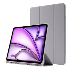 Load image into Gallery viewer, Skin Feel Tri-fold Leather Tablet Case with Pen Slot, For iPad Air 13 2026 / 2025 / 2024, For iPad Air 11 2026 / 2025 / 2024, For iPad Pro 13 2025 / 2024, For iPad Pro 11 2025 / 2024