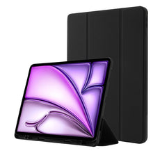 Load image into Gallery viewer, Skin Feel Tri-fold Leather Tablet Case with Pen Slot, For iPad Air 13 2026 / 2025 / 2024, For iPad Air 11 2026 / 2025 / 2024, For iPad Pro 13 2025 / 2024, For iPad Pro 11 2025 / 2024