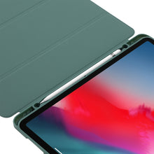 Load image into Gallery viewer, Skin Feel Tri-fold Leather Tablet Case with Pen Slot, For iPad Air 13 2026 / 2025 / 2024, For iPad Air 11 2026 / 2025 / 2024, For iPad Pro 13 2025 / 2024, For iPad Pro 11 2025 / 2024